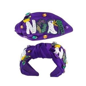 NOLA Mardi Gras Bead Headbands